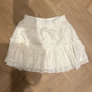 Adika Young white cotton skirt size small